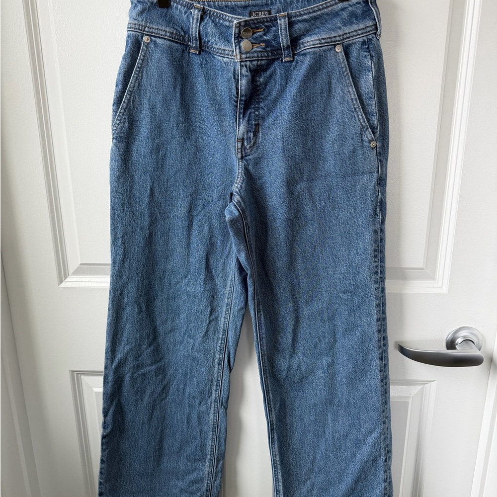 J. Crew Light Blue Straight Leg Jeans - Picture 2 of 6